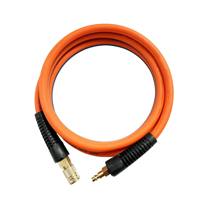 300psi Air Compressor Whip Hose / Leader Hose with quick coupling and plug for connecting air compressors